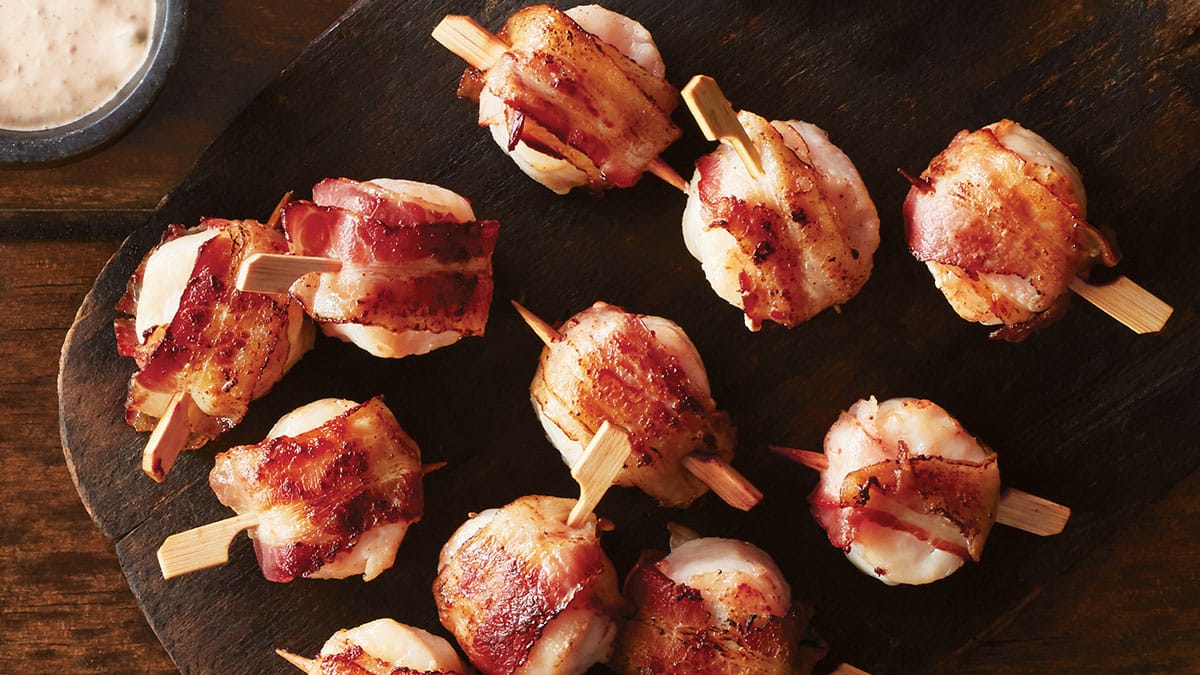 Bacon Wrapped Scallops
