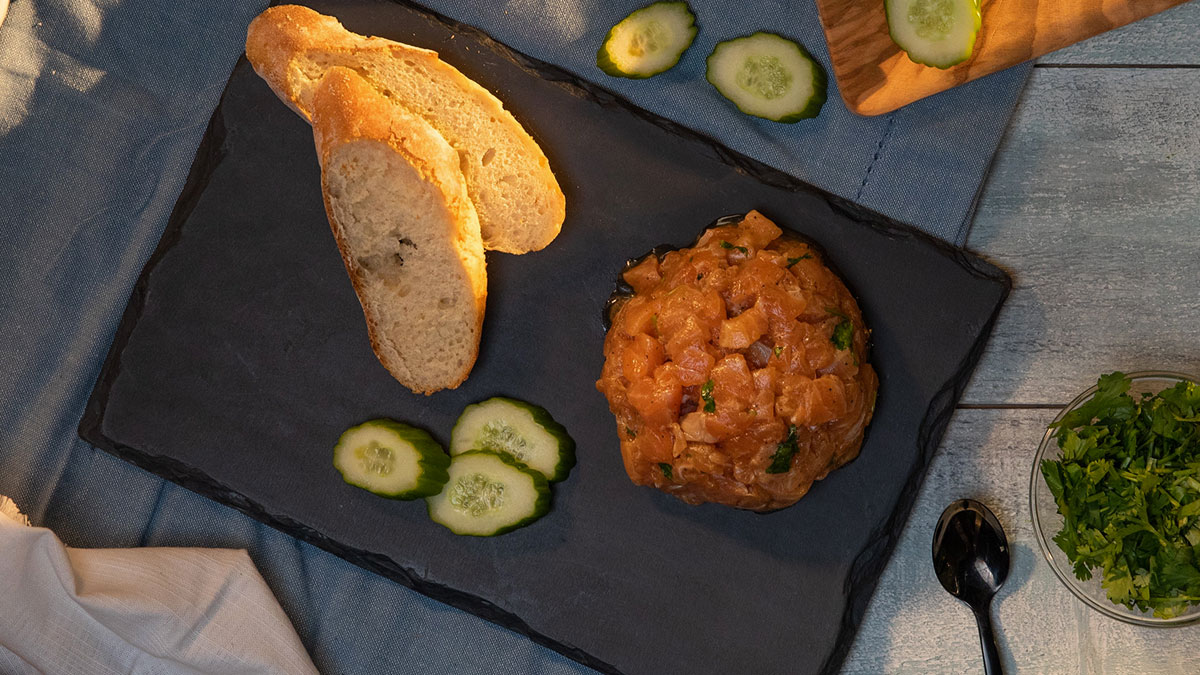 Salmon Cilantro Tartare